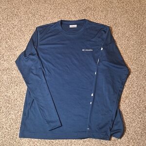 Columbia Men's Blue Long Sleeve Shirt